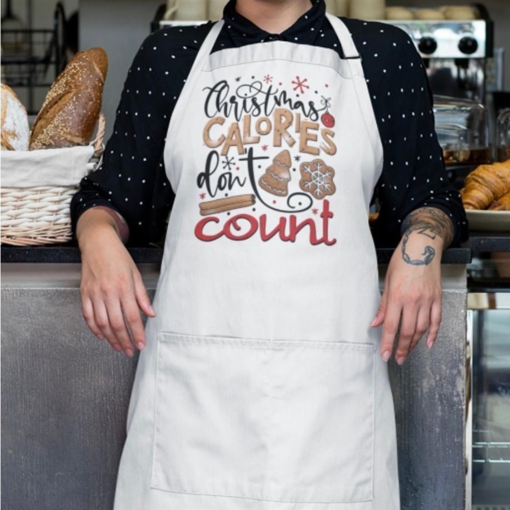 Christmas calories don’t count apron